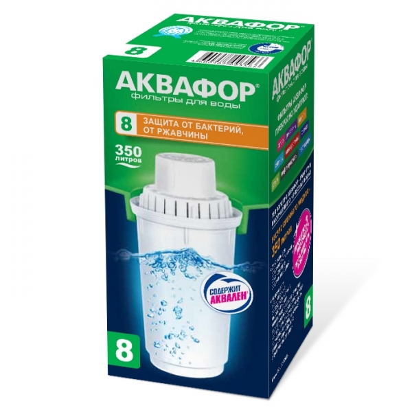 Картридж от хлора АКВАФОР В100-8 для кувшина